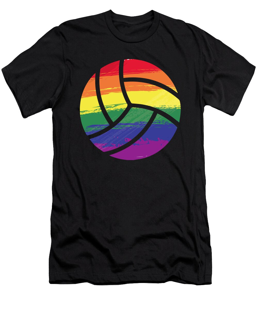 Volleyball Pride Flag Bruno T-Shirt