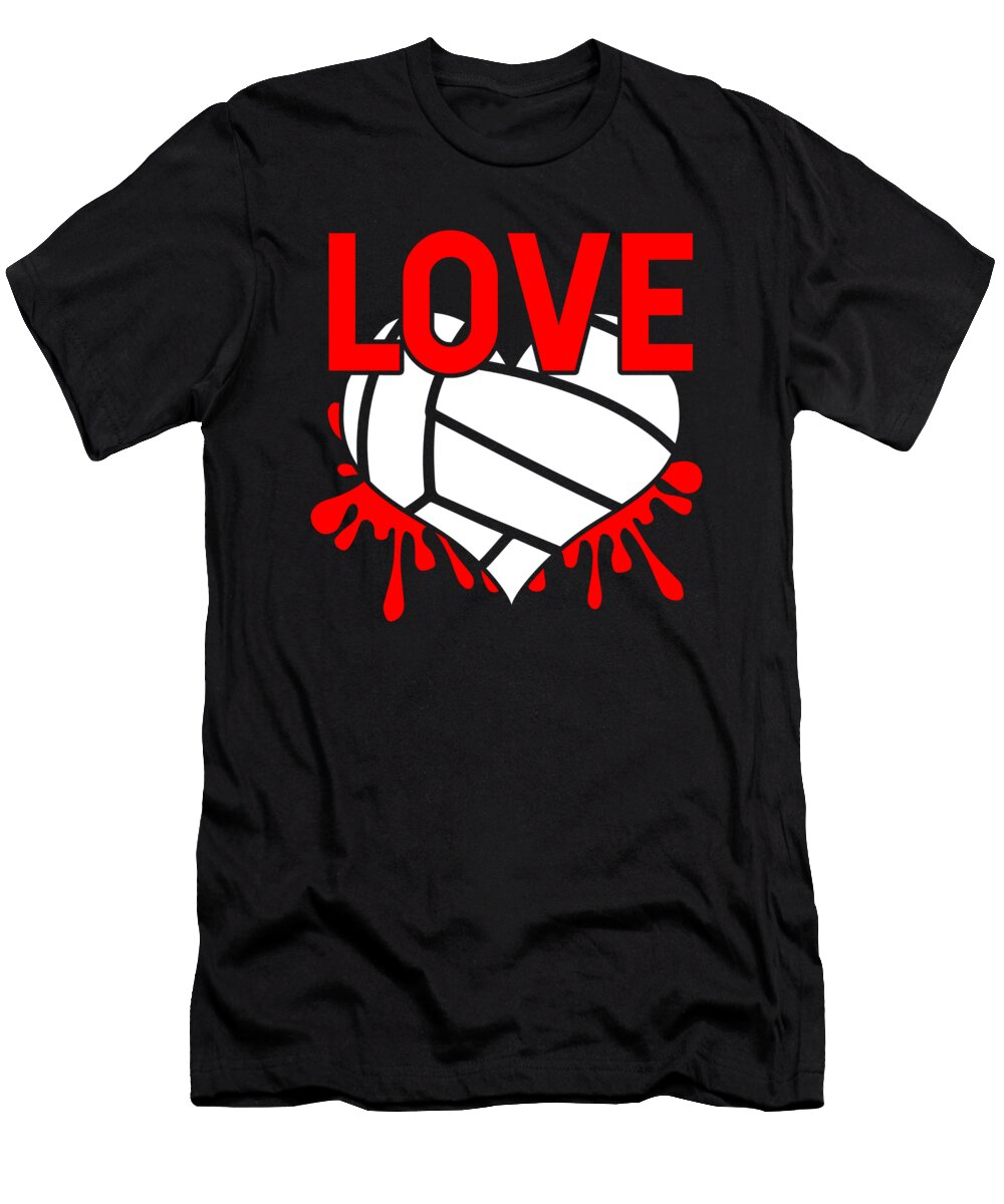 Volleyball Love Volleyball Gift Haselshirt T-Shirt