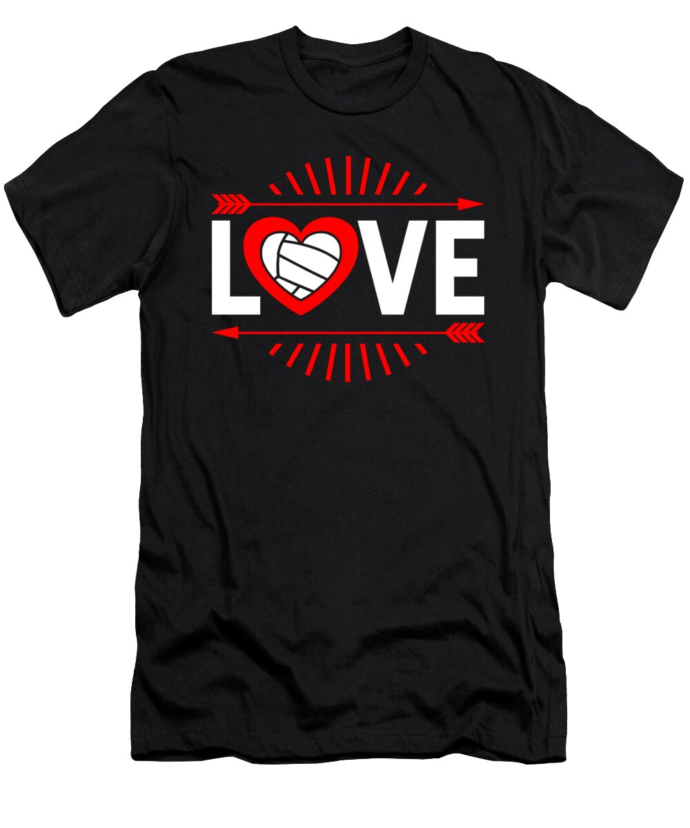 Volleyball Love Volleyball Sport Gift Haselshirt T-Shirt