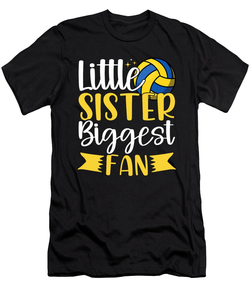 Volleyball Sister Game Little Sister Biggest Fan Sophie Eleanor T-Shirt