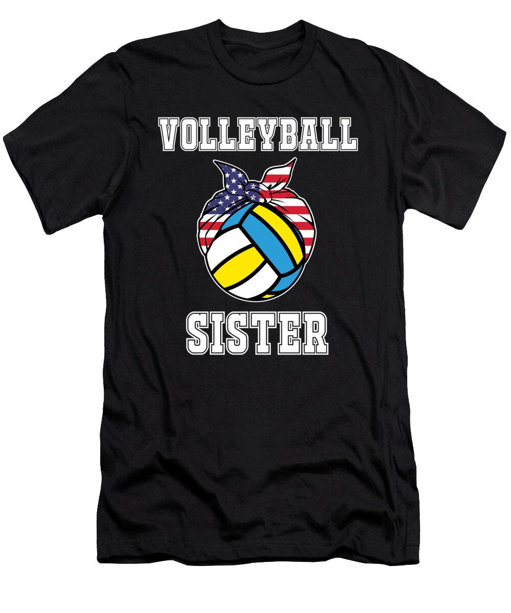 Volleyball Sister Jersey Gift for Volleyball Sister Players Martin Hicks T-Shirt