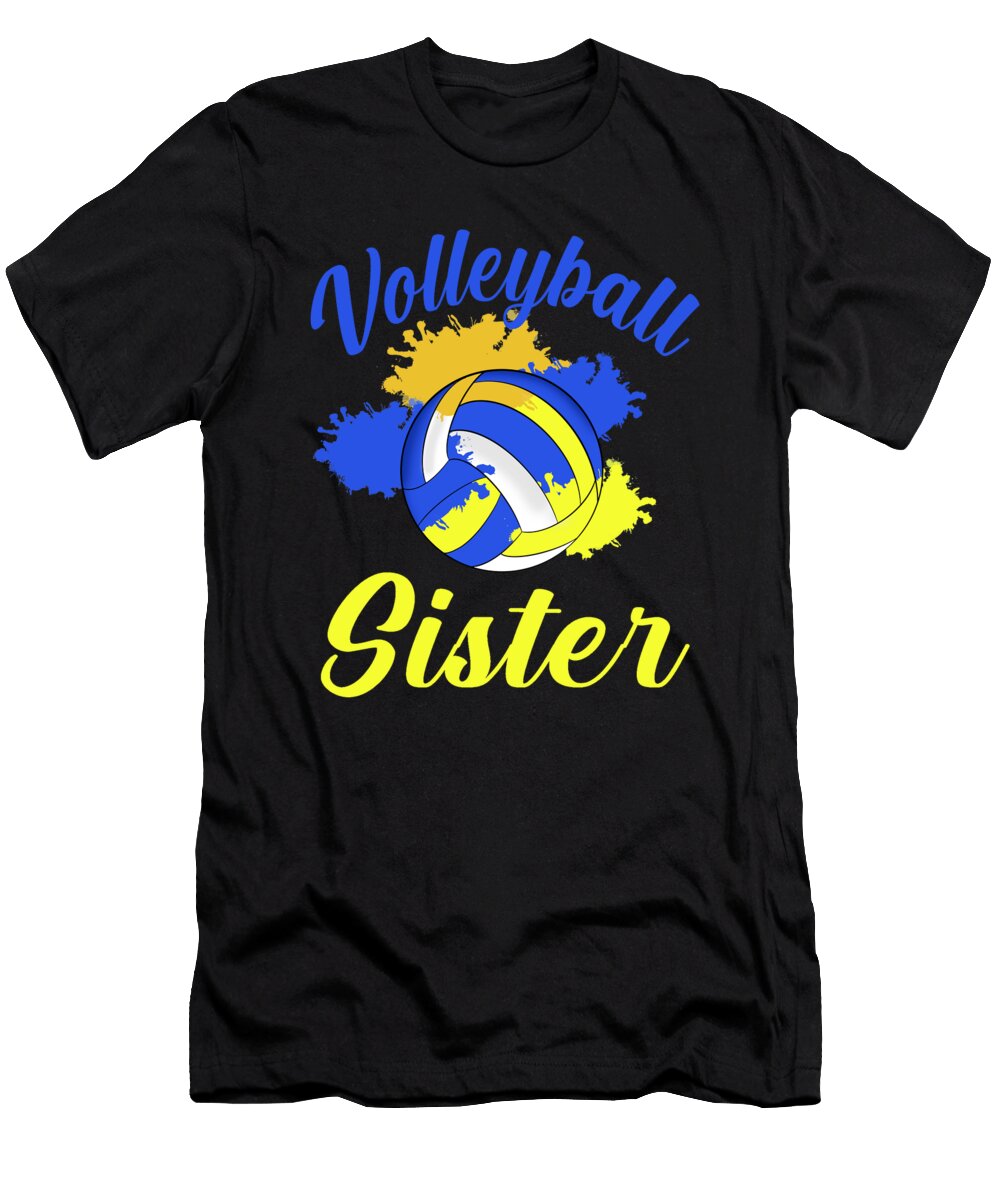 Volleyball Sister Matching Players Team Dhbubble T-Shirt