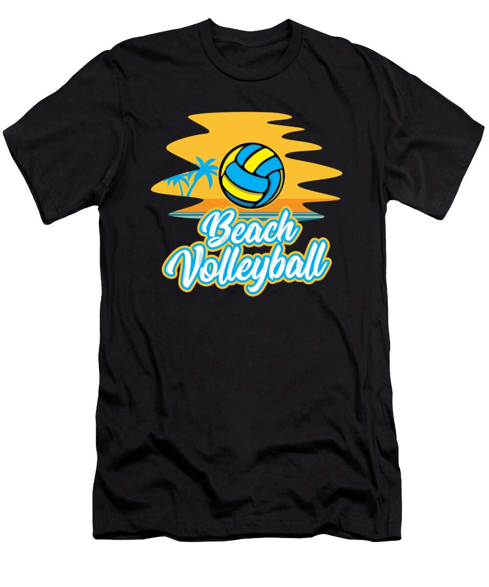 Volleyball Sport Lover Beach Volleyball Player Gift Idea Haselshirt T-Shirt
