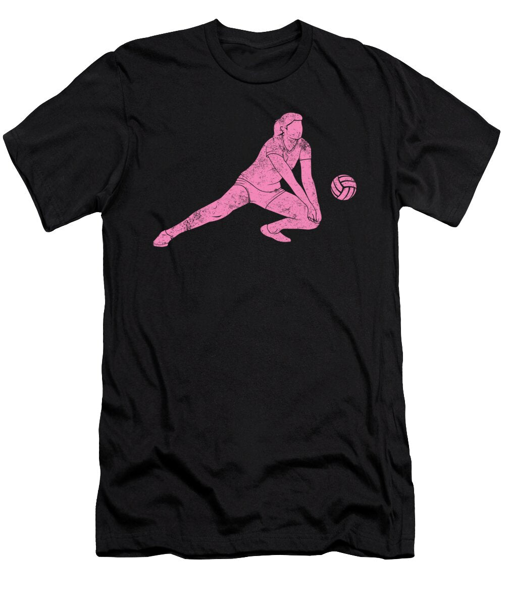 Volleyball Sport Lover Volleyball Girl Player Gift Idea Haselshirt T-Shirt