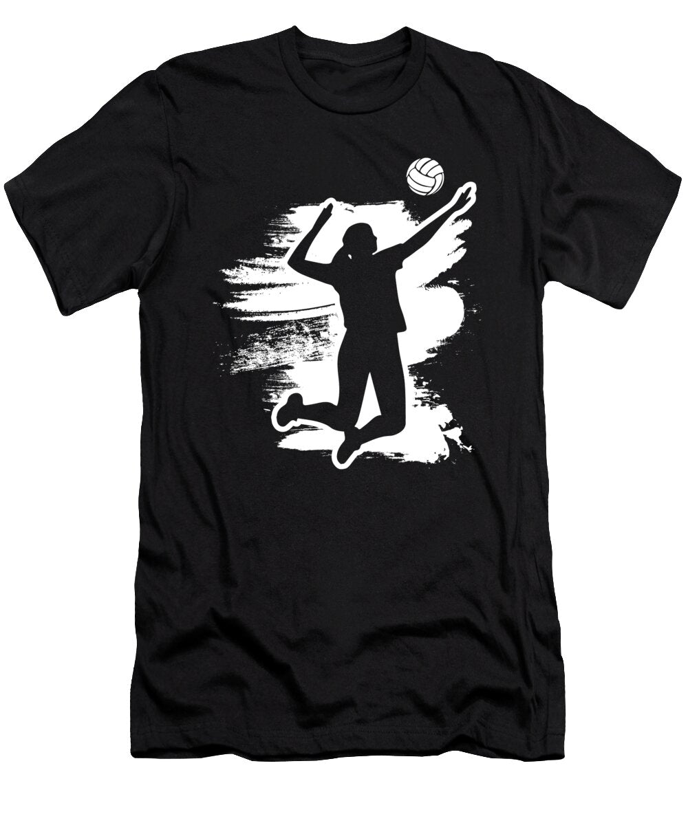 Volleyball Sport Lover Volleyball Girl Spike Player Haselshirt T-Shirt