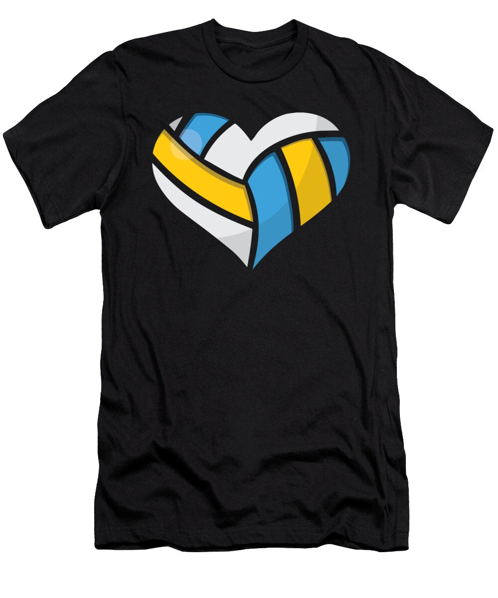 Volleyball Sport Lover Volleyball Heart Player Gift Idea Haselshirt T-Shirt