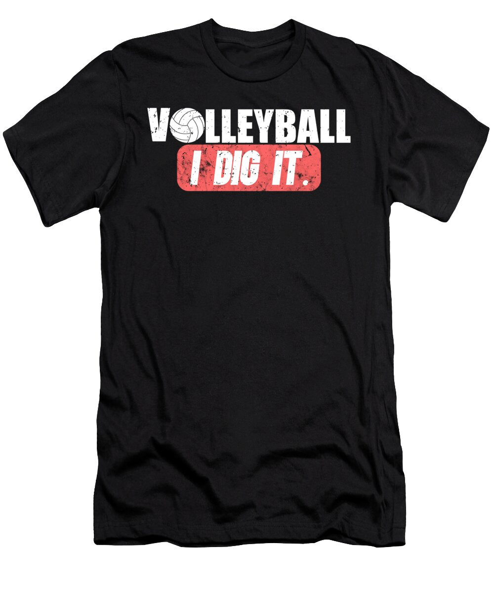 Volleyball Sports Vintage Me T-Shirt