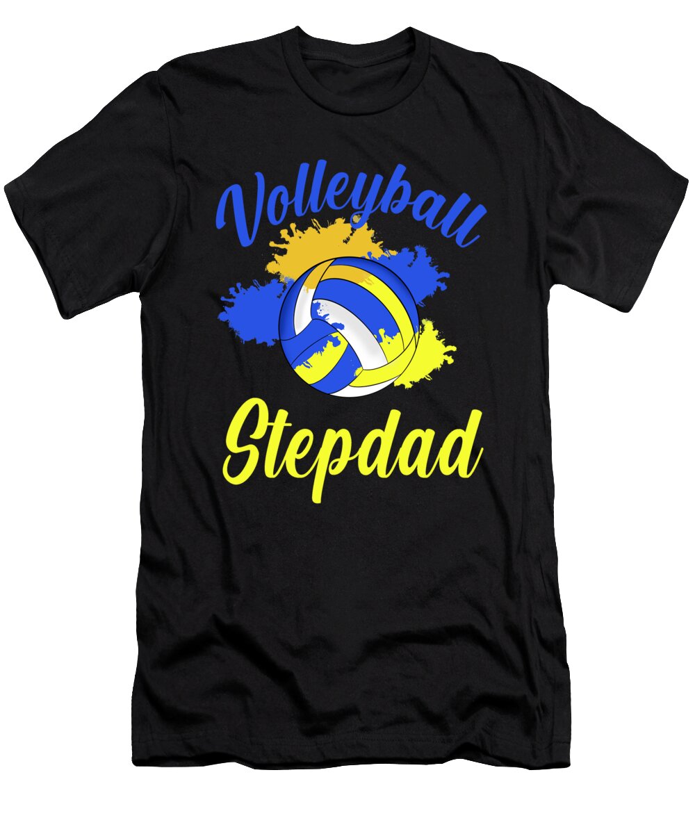 Volleyball Stepdad Matching Players Team Dhbubble T-Shirt