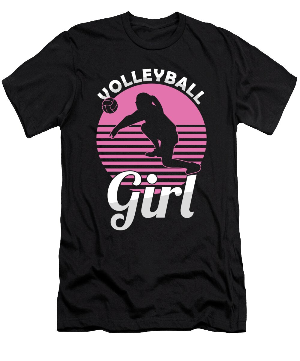 Volleyball Team Ball Game Spiking Action Sports Volleyball Girl Gift Thomas Larch T-Shirt