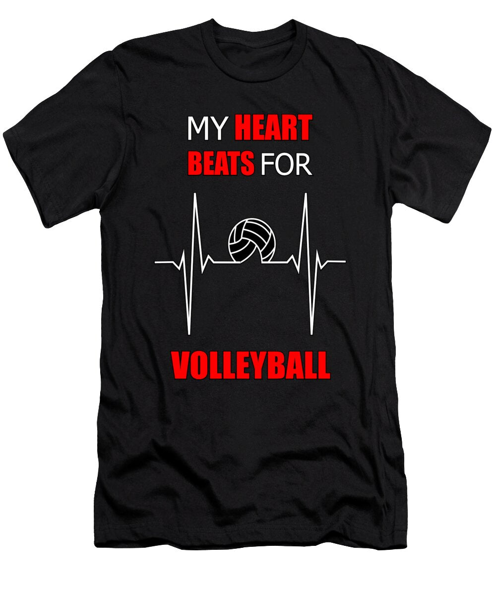 Volleyball Team Volleyball Player Beach Gift Idea Tshirtconcepts Marvin Poppe T-Shirt