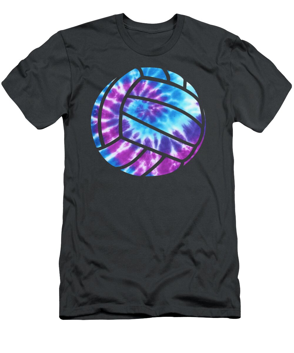 Volleyball Tie Dye Blue Purple Teenage Girls Perfect Egan Alhora T-Shirt