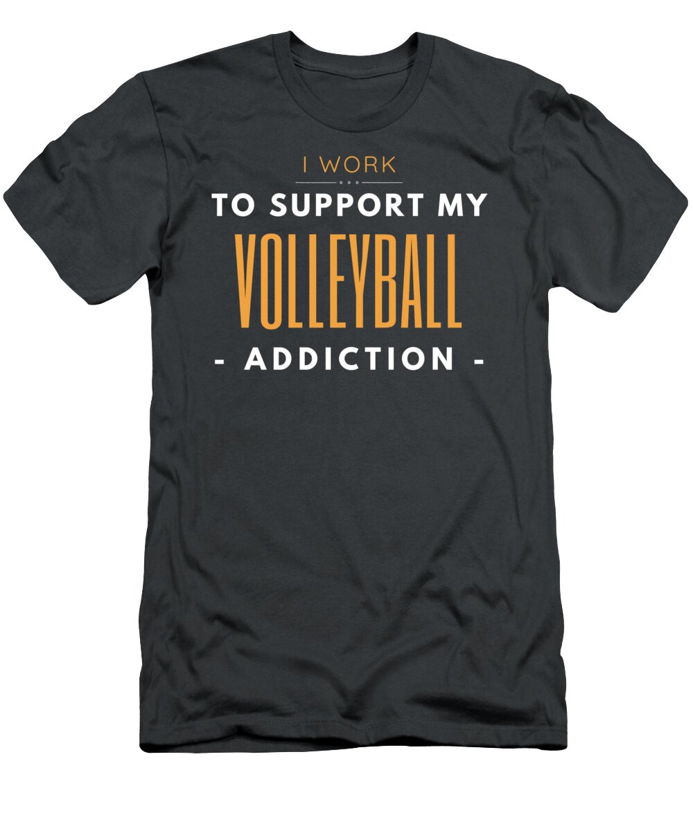 Volleyball Victory of Laughter Support Your Addiction with This Playful for Girls and Boys Volleyballtee T-Shirt