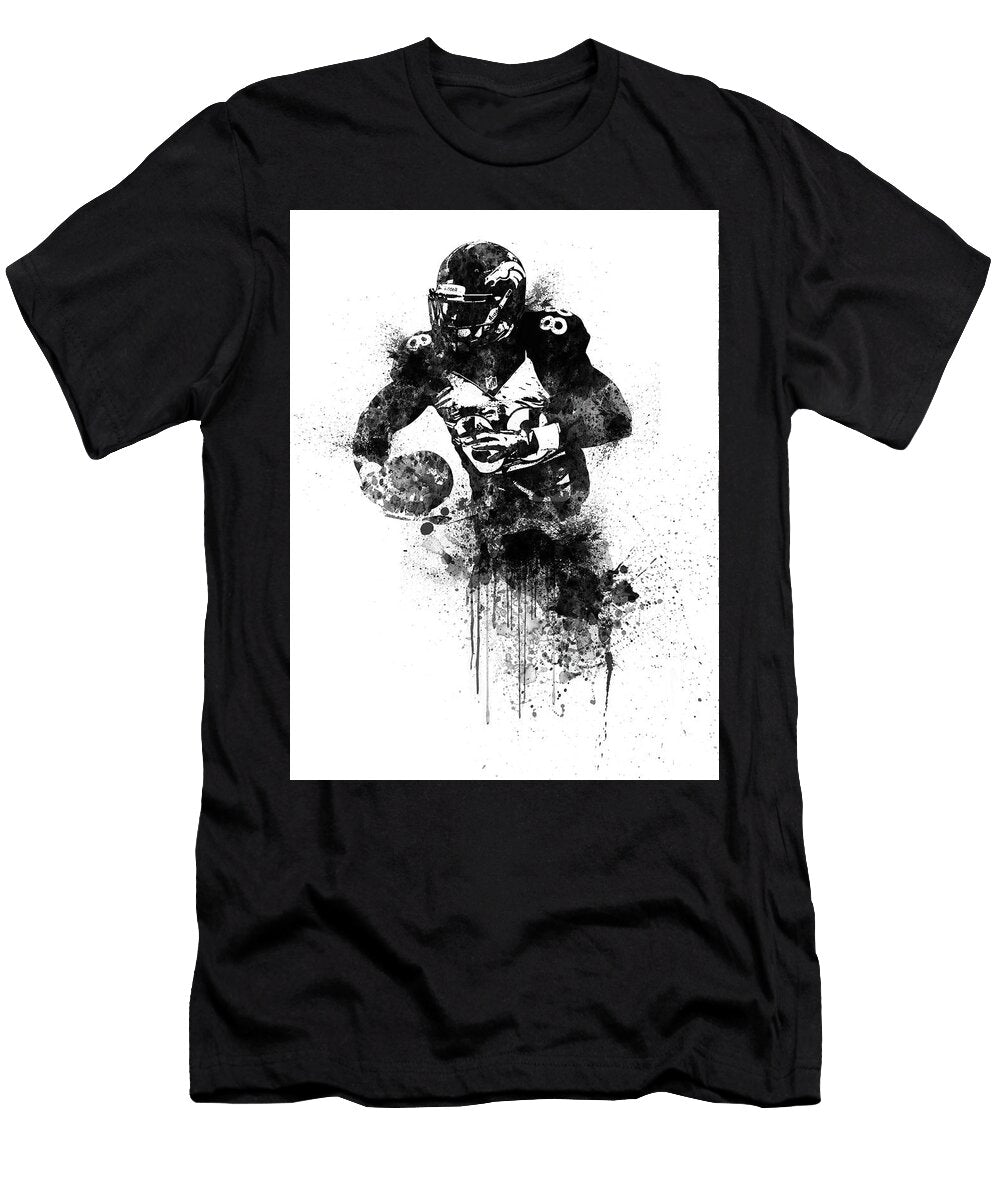 Von Miller Watercolor Naxart Studio T-Shirt