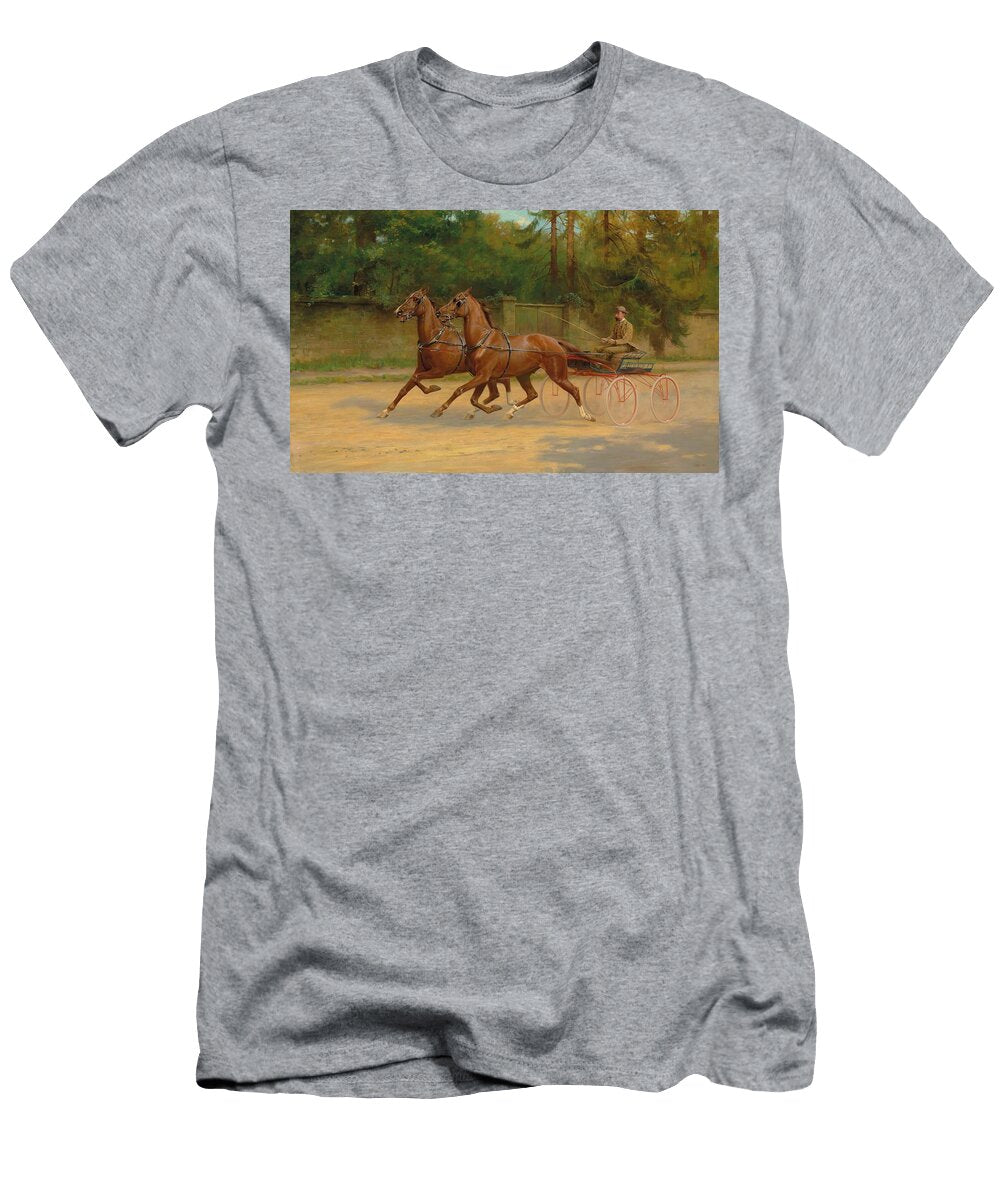 Walter Winans Driving a Carriage Thomas Blinks English T-Shirt