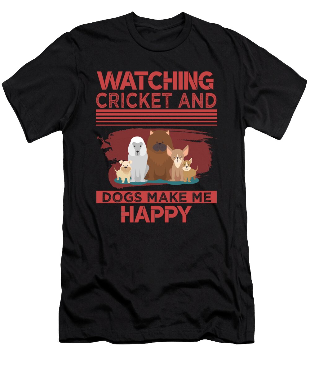 Watching Cricket and Dogs the Primal Matriarch Art T-Shirt