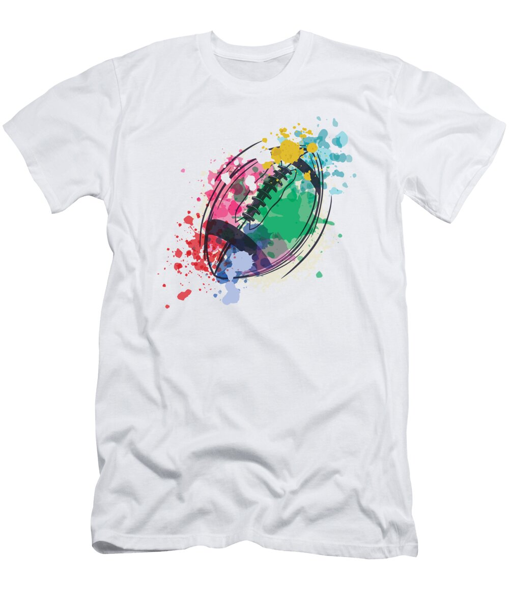 Watercolor Rugby Me T-Shirt
