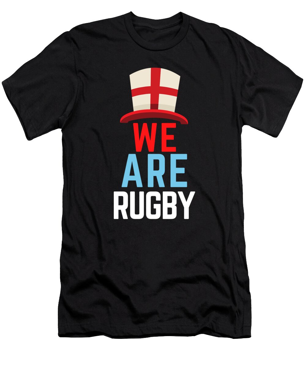 We Are Rugby England Flag Sports Faiz Nawaz T-Shirt