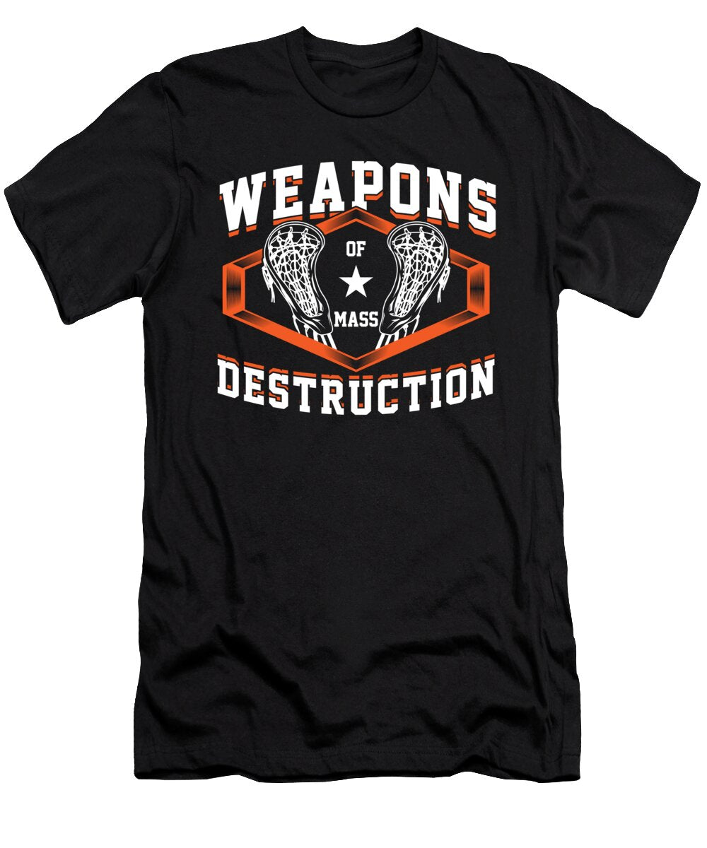 Weapons of Mass Destruction Lacrosse Design Jan Deelmann T-Shirt