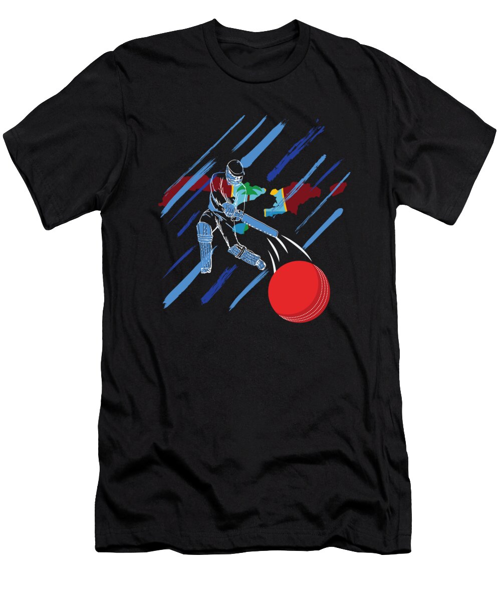 West Indies Cricket Fan or Player Graphic Jacob Hughes T-Shirt