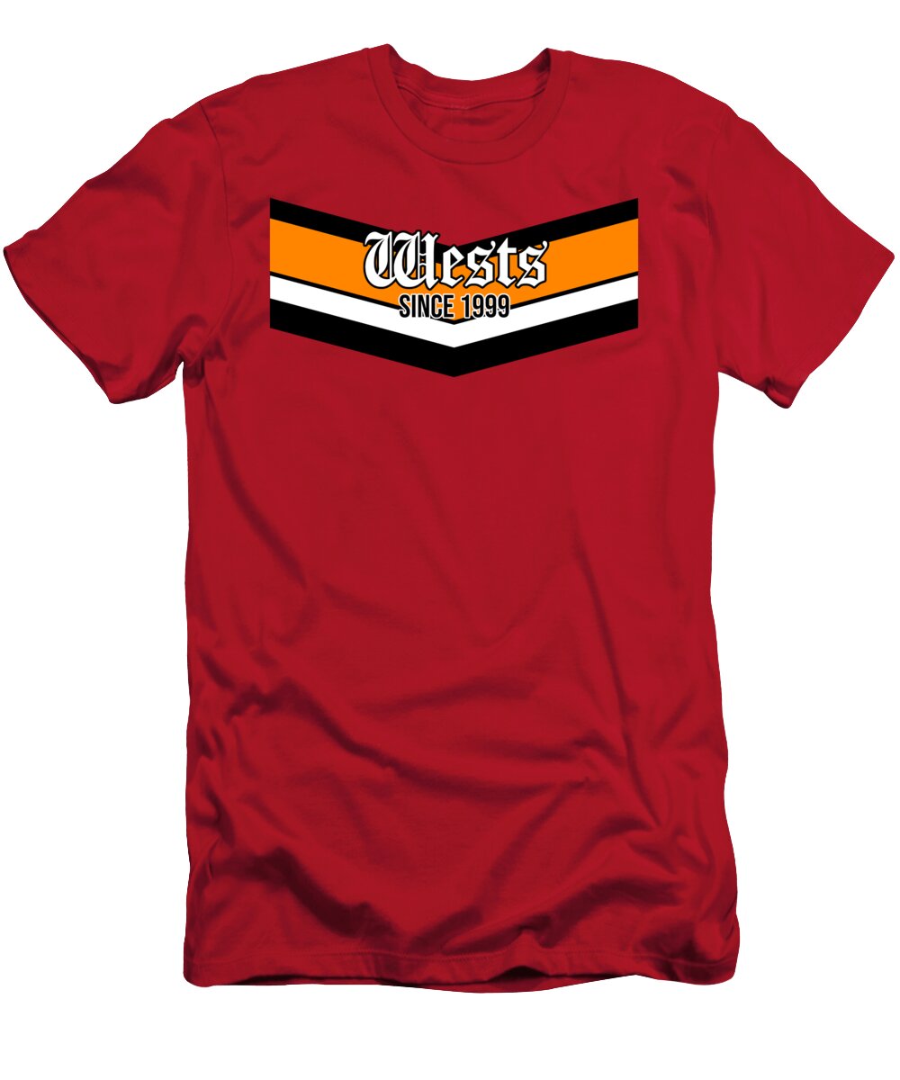 Wests 001 Rugby League Sporting Capital T-Shirt