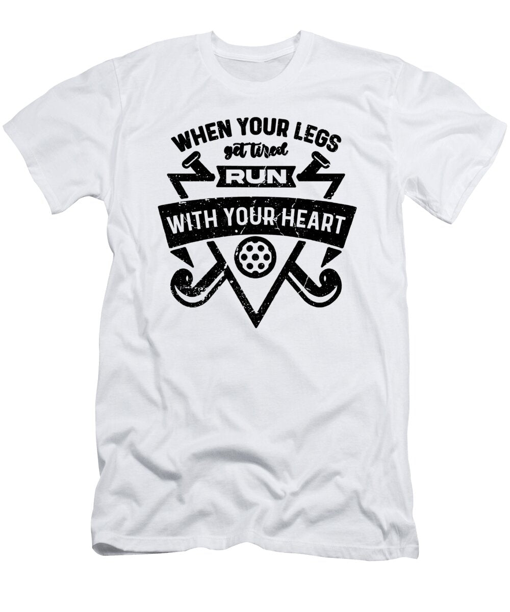 When Your Legs Get Tired Floor Ball Hockey Player Tshirtconcepts Marvin Poppe T-Shirt