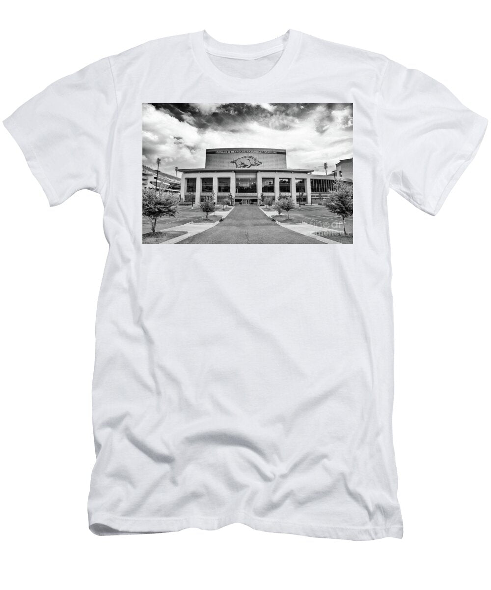Where the Hogs Play Bw Scott Pellegrin T-Shirt