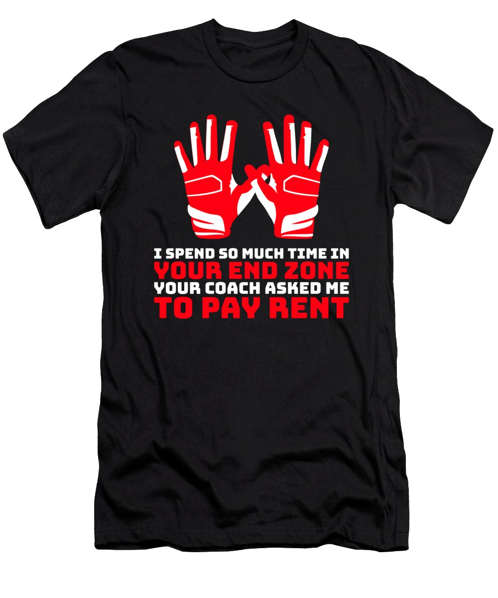 Wide Receiver Gloves American Football Endzone Justus Ratzke T-Shirt
