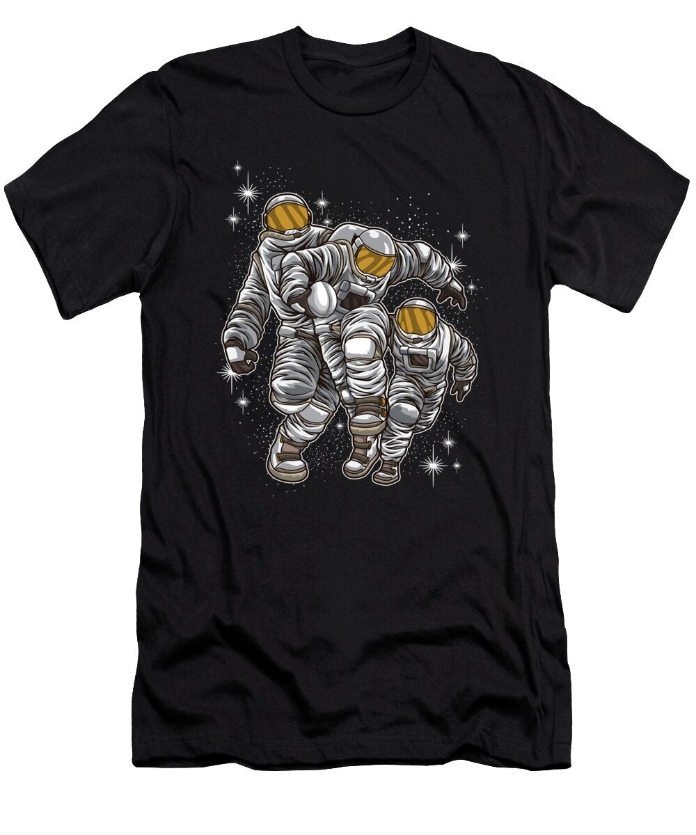 Wild Rugby Astronauts Fights for Victory Mister T-Shirt
