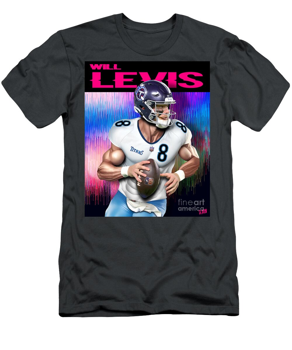Will Levis Tennessee Titans Retro 1a Robert Williams T-Shirt