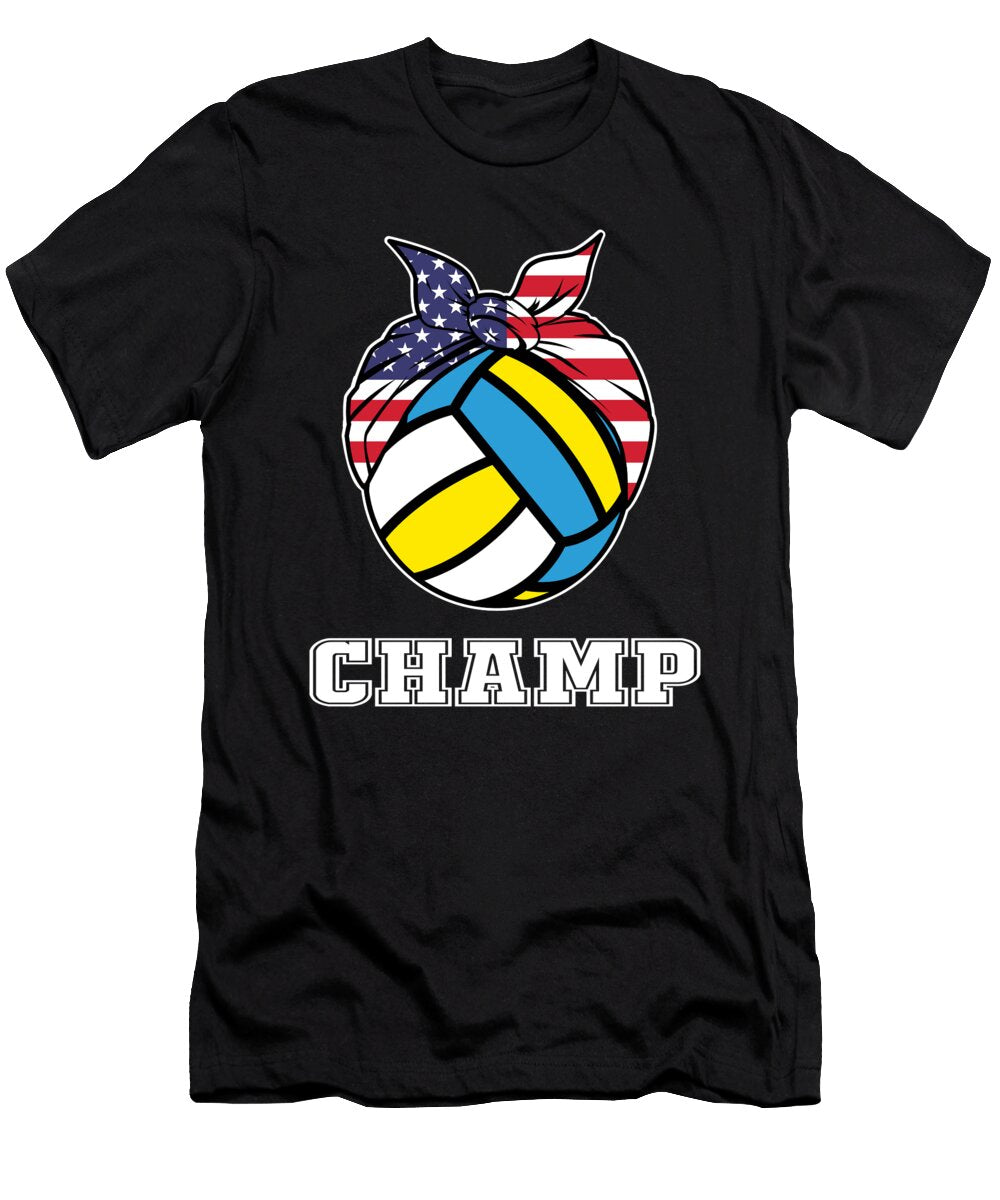 Womens Volleyball Champ Jersey Gift for Volleyball Champ Players Martin Hicks T-Shirt