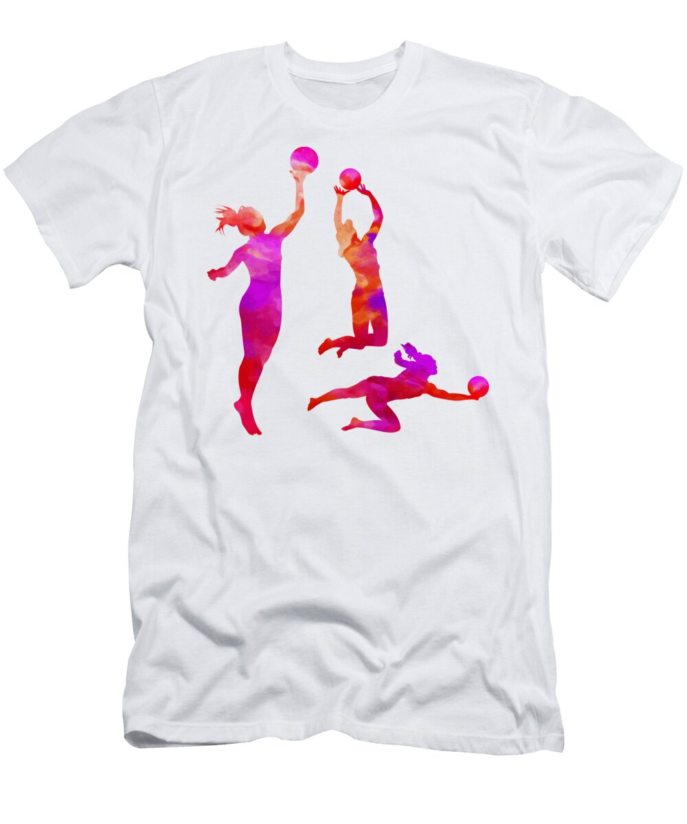 Womens Volleyball David Millenheft T-Shirt
