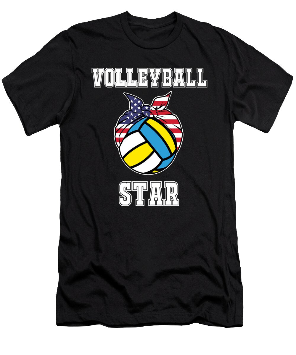 Womens Volleyball Star Jersey Gift for Volleyball Star Players Martin Hicks T-Shirt