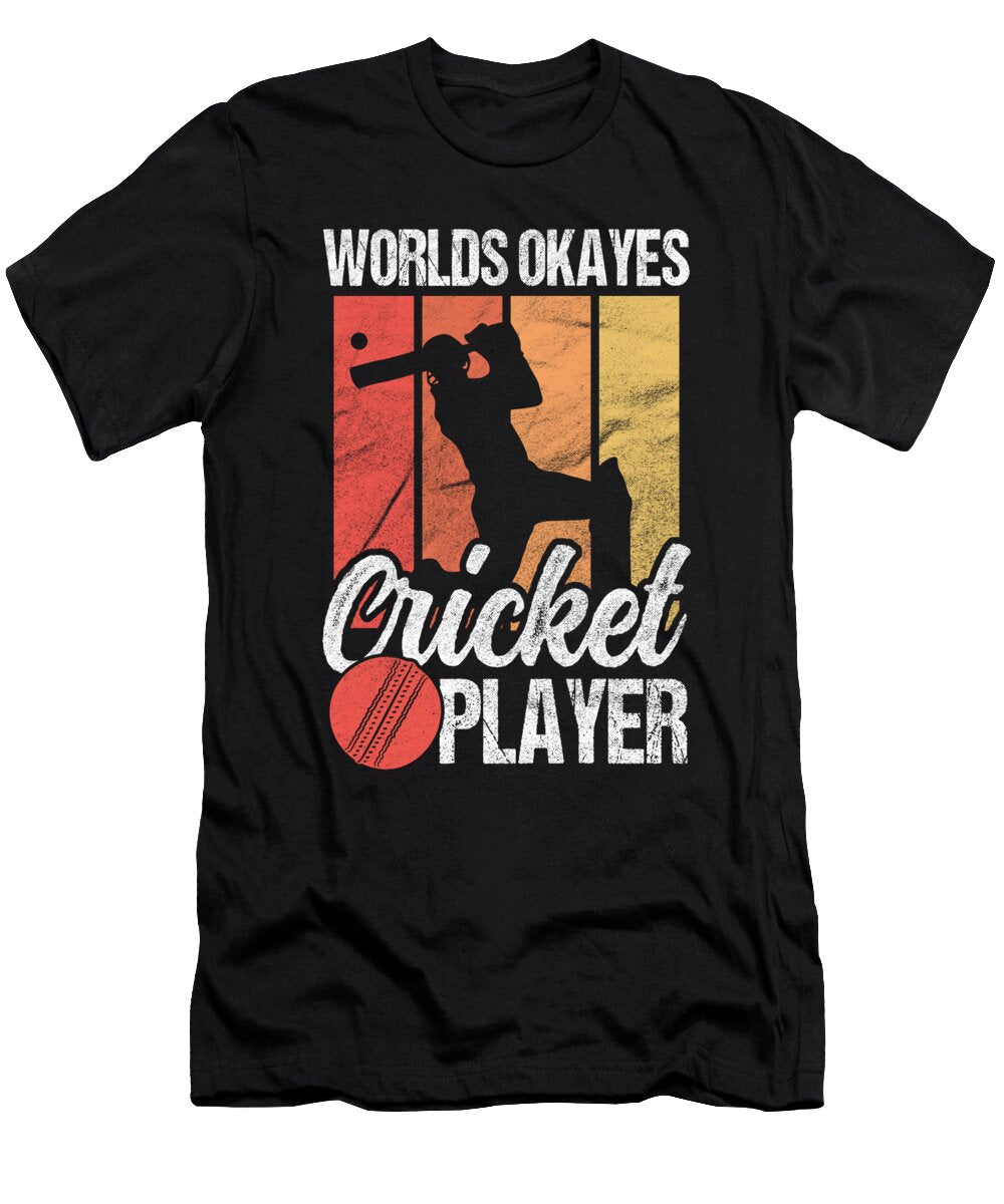 Worlds Okayes Cricket Player Cricketer Alessandra Roth T-Shirt