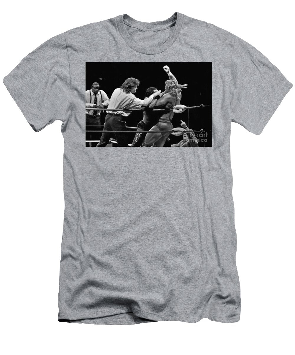 Wrestlers Lock in Intense Battle Bernd Billmayer T-Shirt