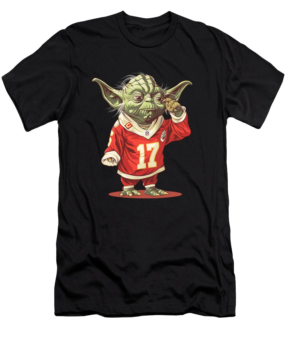 Yoda Vs Chiefs Championship Cecils Willis T-Shirt