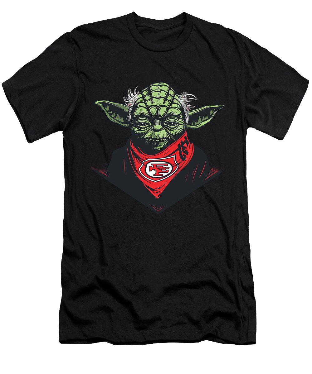Yoda Vs Chiefs Compete Cecils Willis T-Shirt
