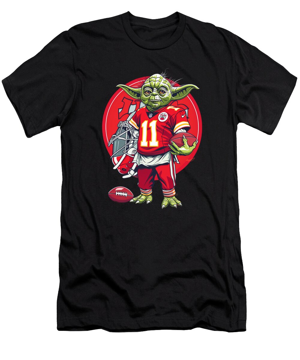 Yoda Vs Chiefs Engagement Cecils Willis T-Shirt