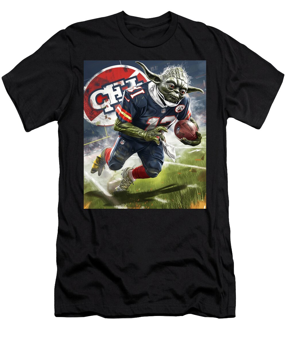 Yoda Vs Chiefs Event Cecils Willis T-Shirt
