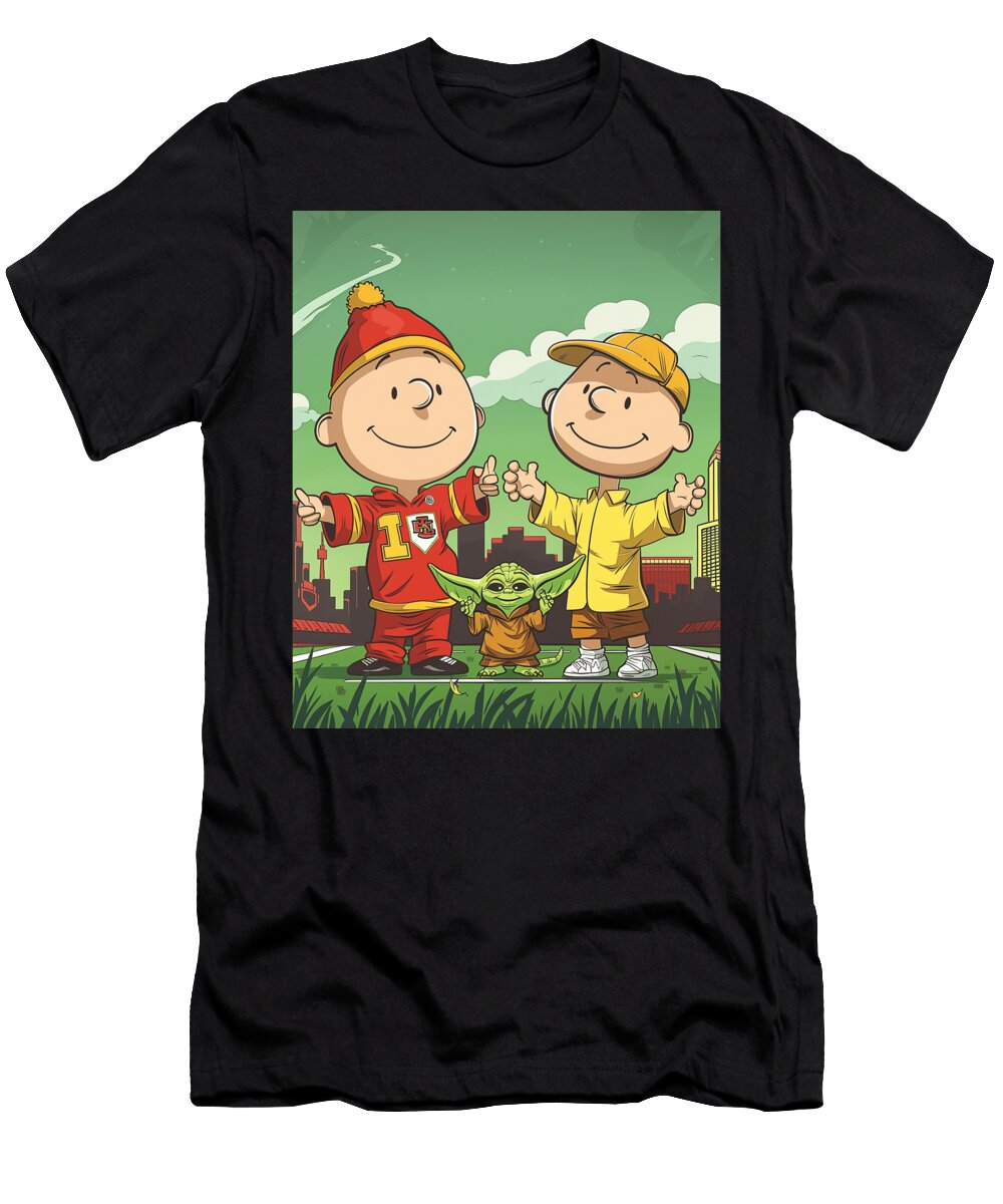 Yoda Vs Chiefs Power Cecils Willis T-Shirt