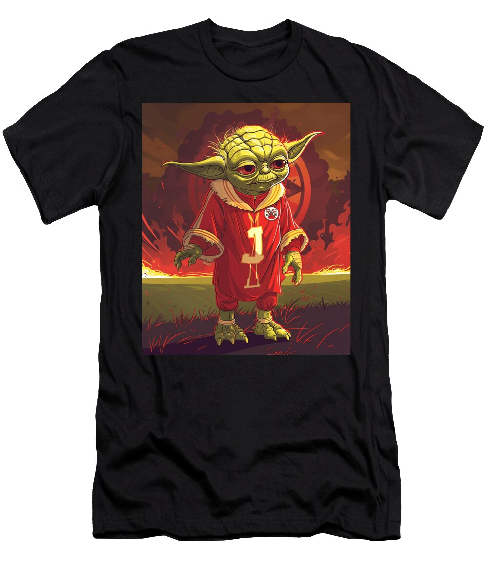 Yoda Vs Chiefs Race Cecils Willis T-Shirt