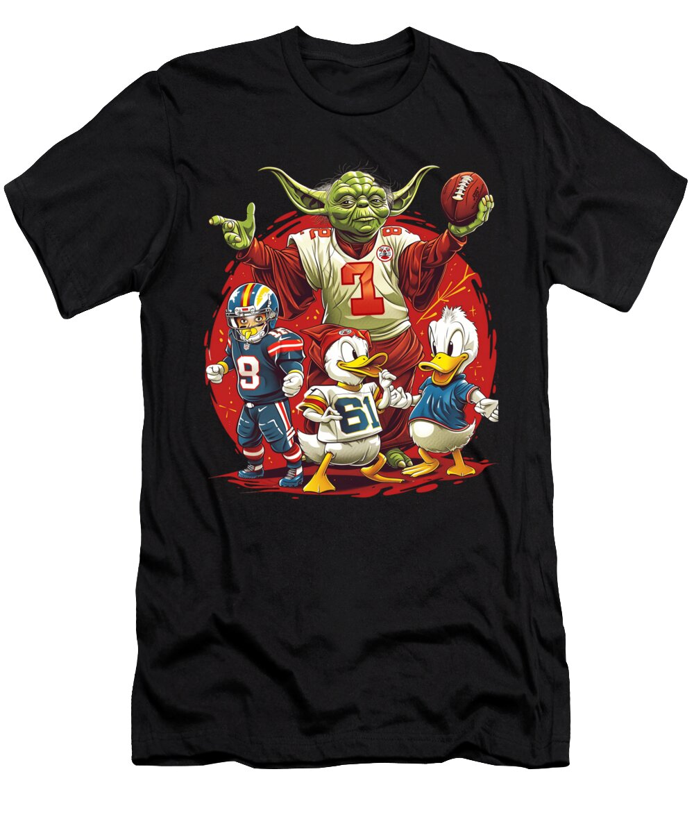 Yoda Vs Chiefs Showdown Cecils Willis T-Shirt
