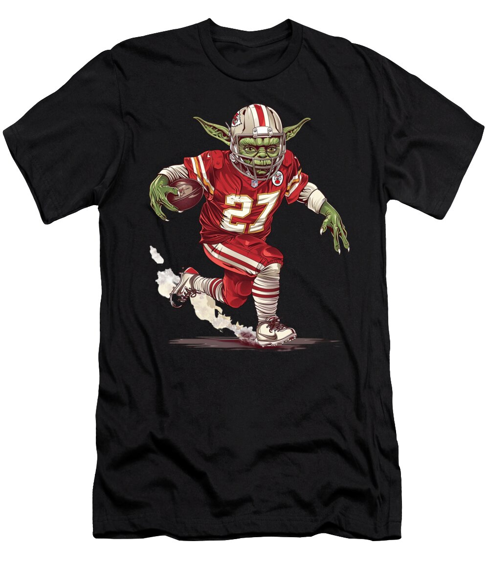 Yoda Vs Chiefs Spectacle Cecils Willis T-Shirt