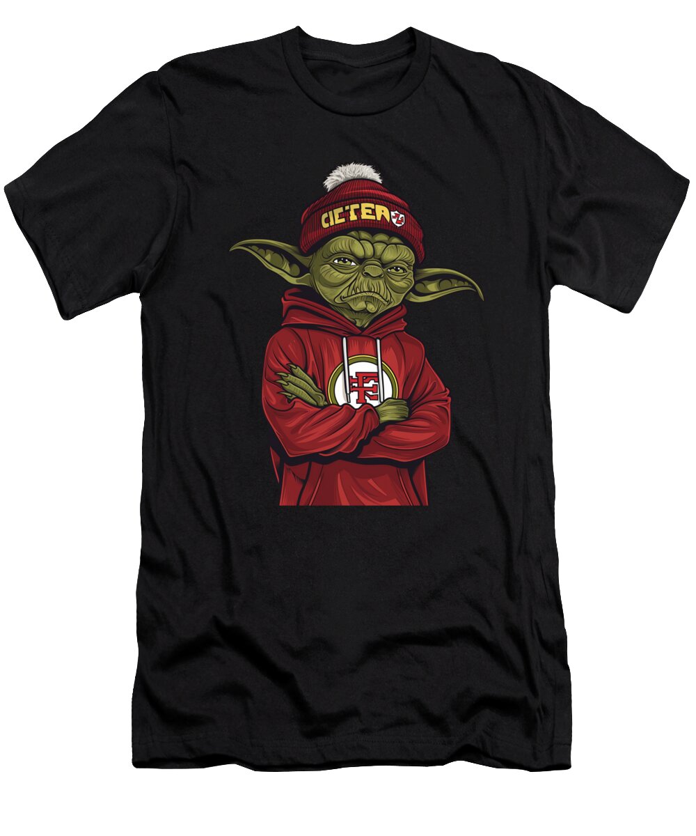 Yoda Vs Chiefs Warfare Cecils Willis T-Shirt