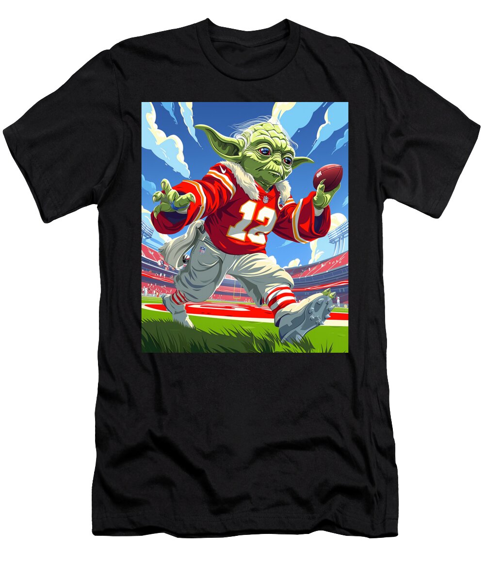 Yoda Vs Chiefs Win Cecils Willis T-Shirt