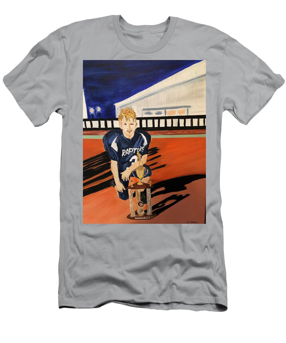Youth Football Quarterback Champion Shea Runnells T-Shirt