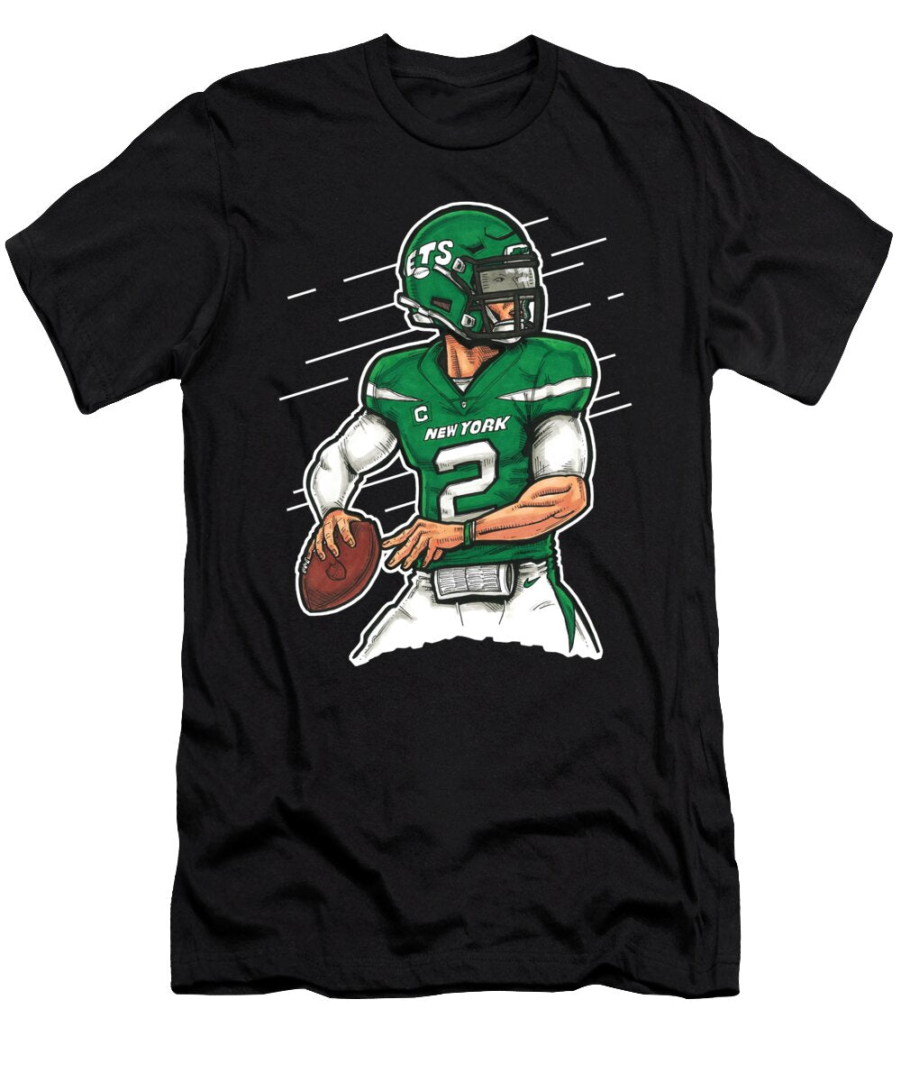 Zach Wilson Black Richard Miller T-Shirt