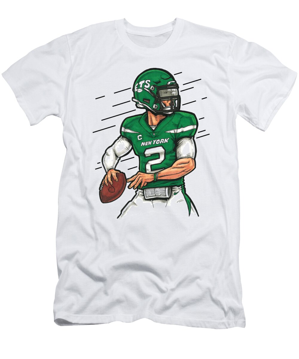 Zach Wilson White Richard Miller T-Shirt