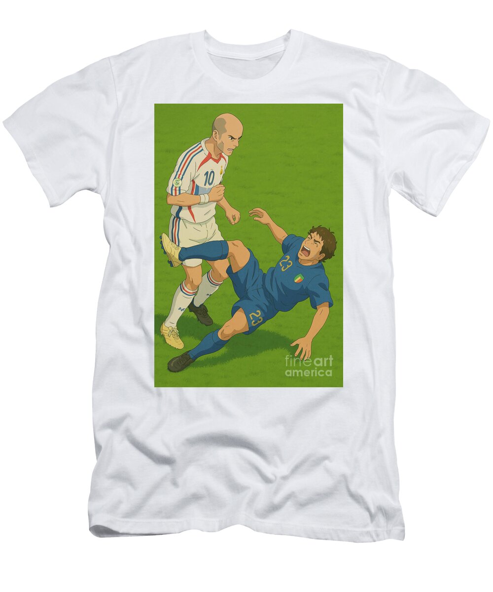Zidane Vs Italy 2006 Meghaoui Abdellah T-Shirt