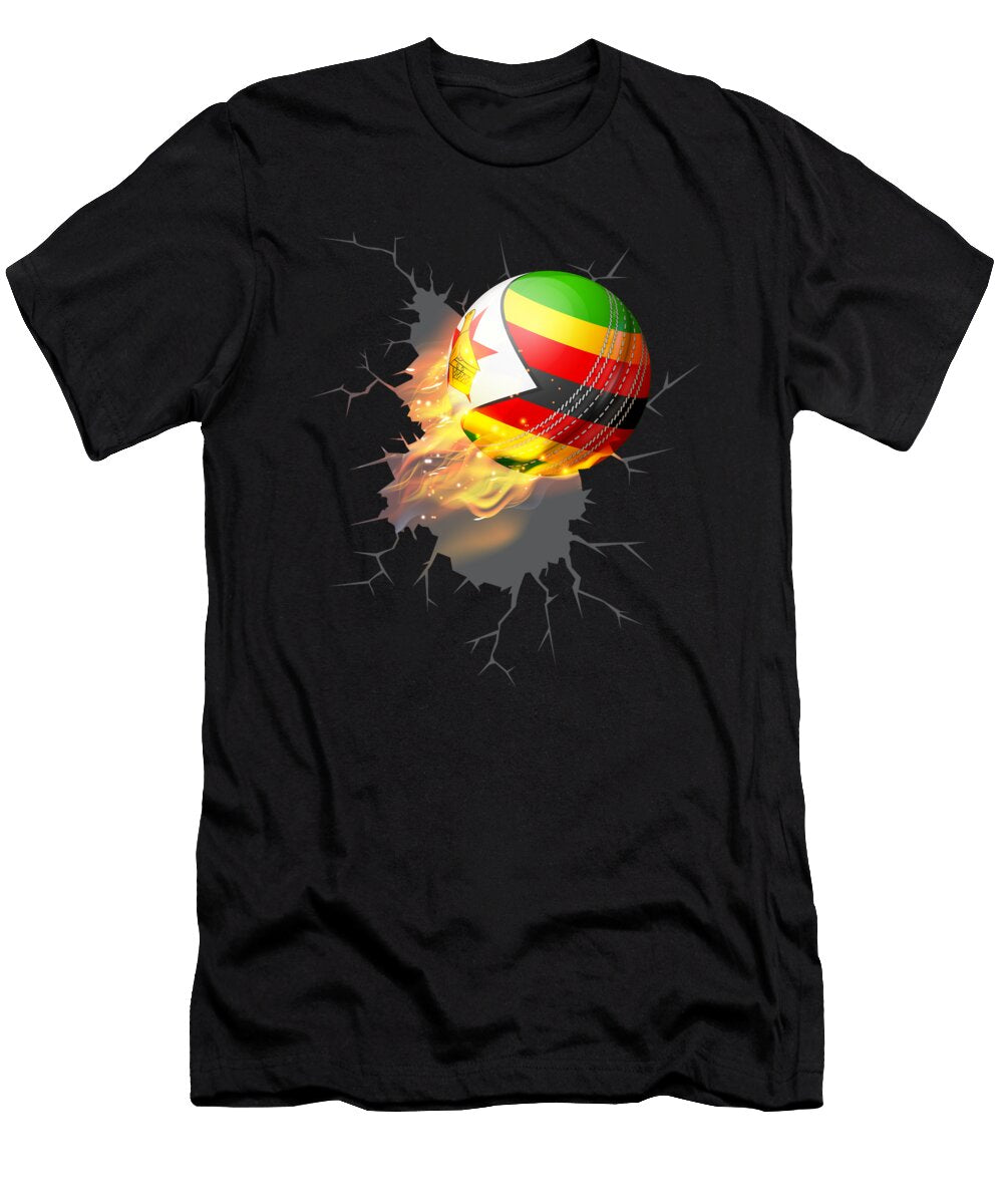 Zimbabwean Cricket Kit 2019 Zimbabwe International Fans Gift for Players Coaches and Supporters Martin Hicks T-Shirt